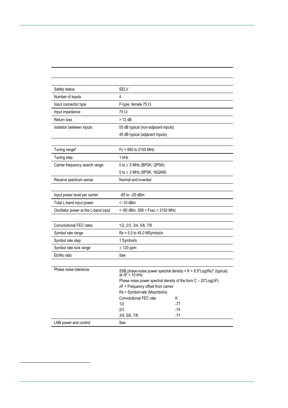 Hom satellite receivers, General, B.4.2 | B.4.2 hom satellite receivers | TANDBERG High Definition Professional Recevier/Decoder TT1280 User Manual | Page 102 / 140