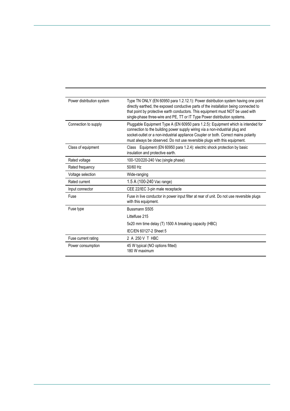 Power supply, Ac mains input, B.7.1 | B.7 power supply, B.7.1 ac mains input | TANDBERG High Definition Professional Recevier/Decoder TT1280 User Manual | Page 113 / 140