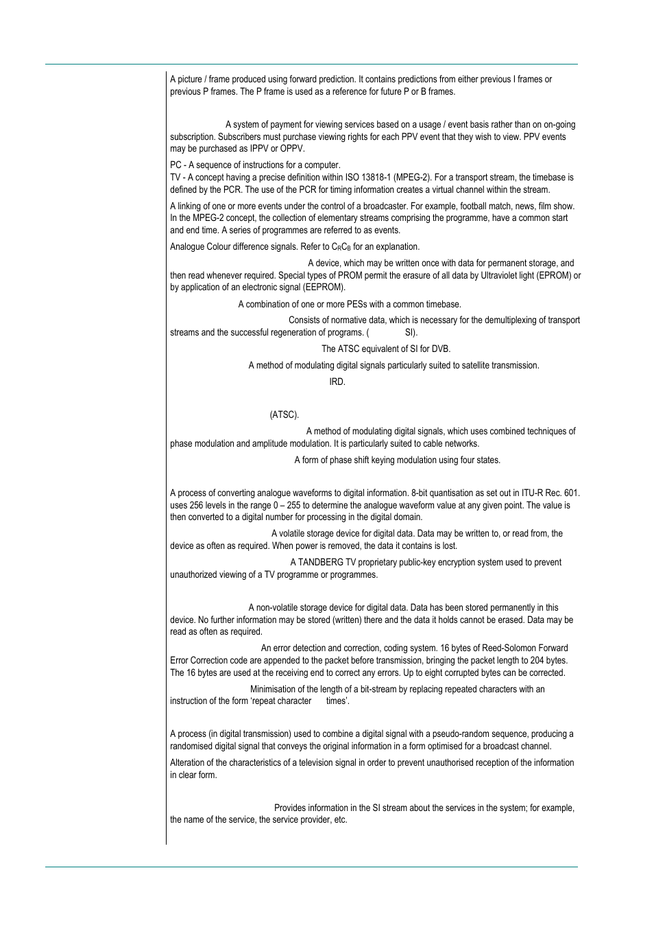 TANDBERG High Definition Professional Recevier/Decoder TT1280 User Manual | Page 90 / 140