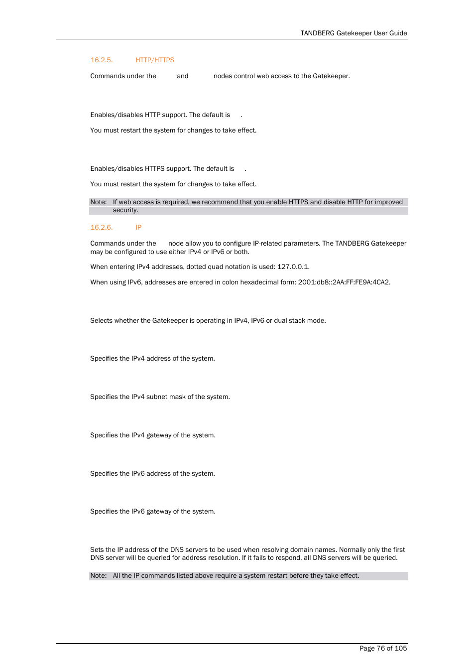 Http/https | TANDBERG Gatekeeper User Manual | Page 76 / 105