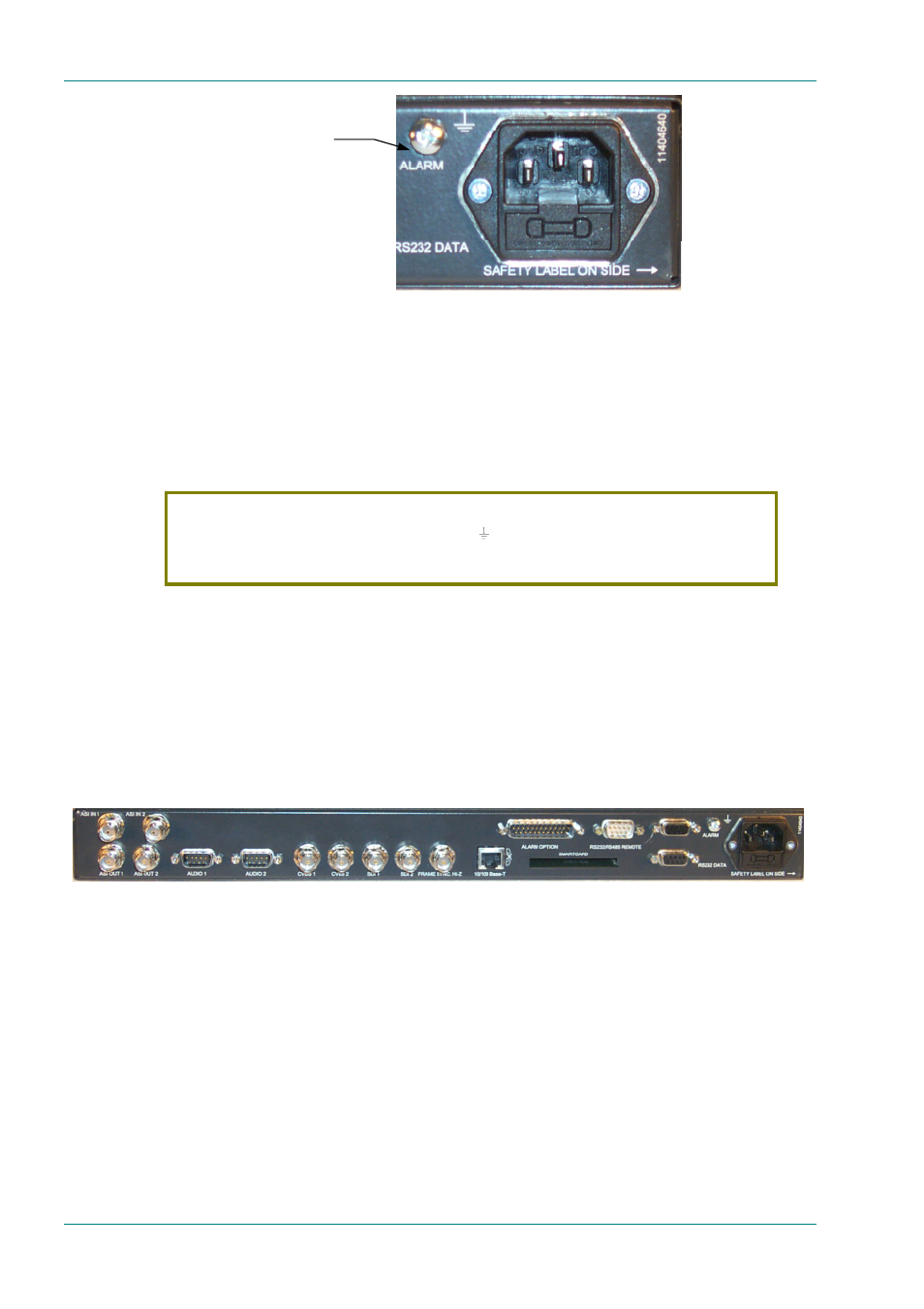 Signal connections, General, 7 signal connections | 1 general | TANDBERG TT1260 User Manual | Page 34 / 158