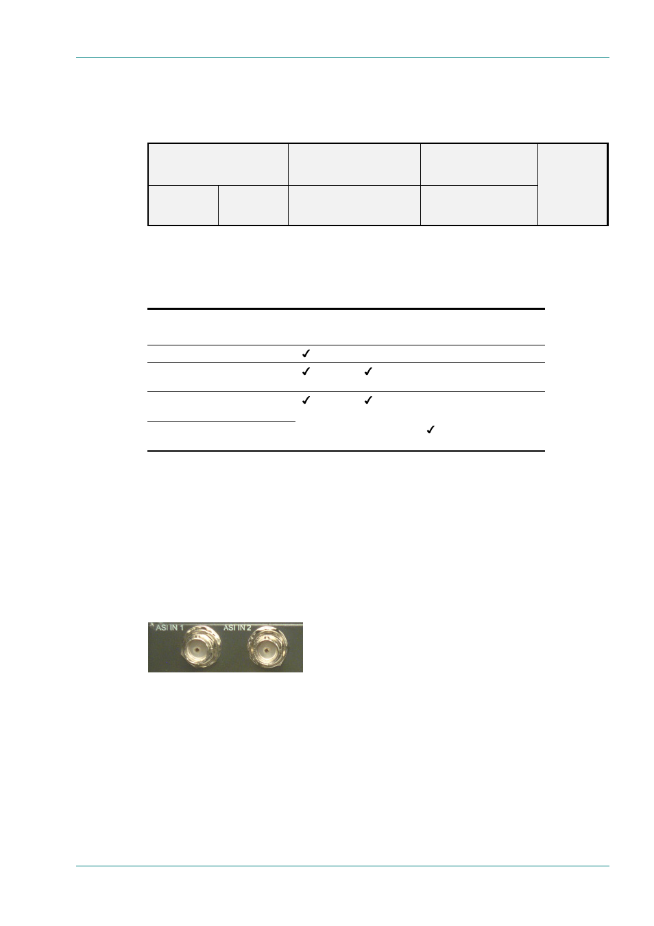 Option card locations, Asi input card (tt1260/hwo/asi), General | Rear panel view, 1 option card locations, 1 general, 2 rear panel view | TANDBERG TT1260 User Manual | Page 67 / 158