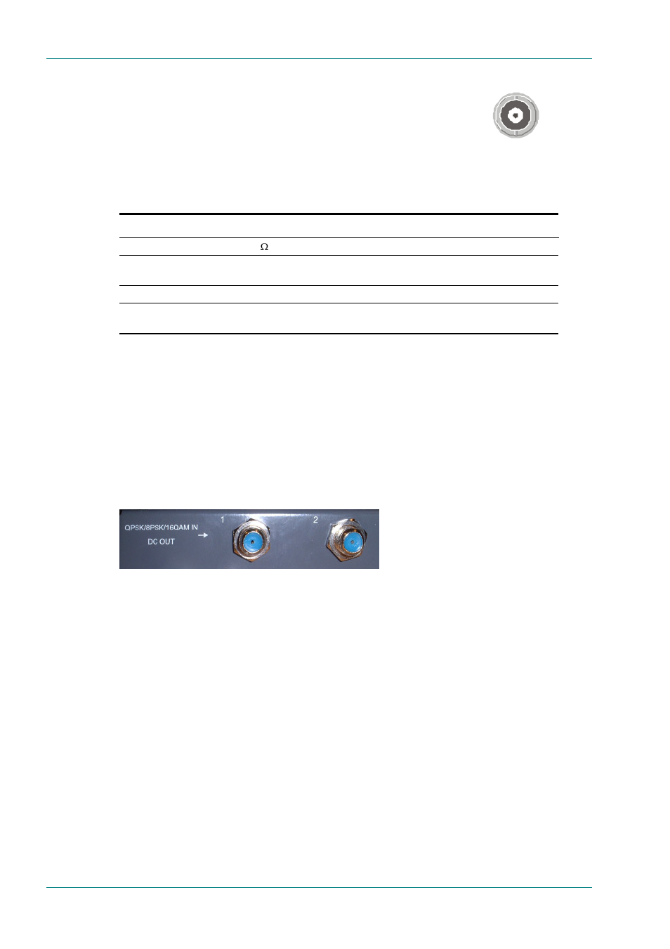 Connector details, Qpsk input card (tt1260/hwo/qpsk), General | Rear panel view, 3 connector details, 1 general, 2 rear panel view | TANDBERG TT1260 User Manual | Page 68 / 158