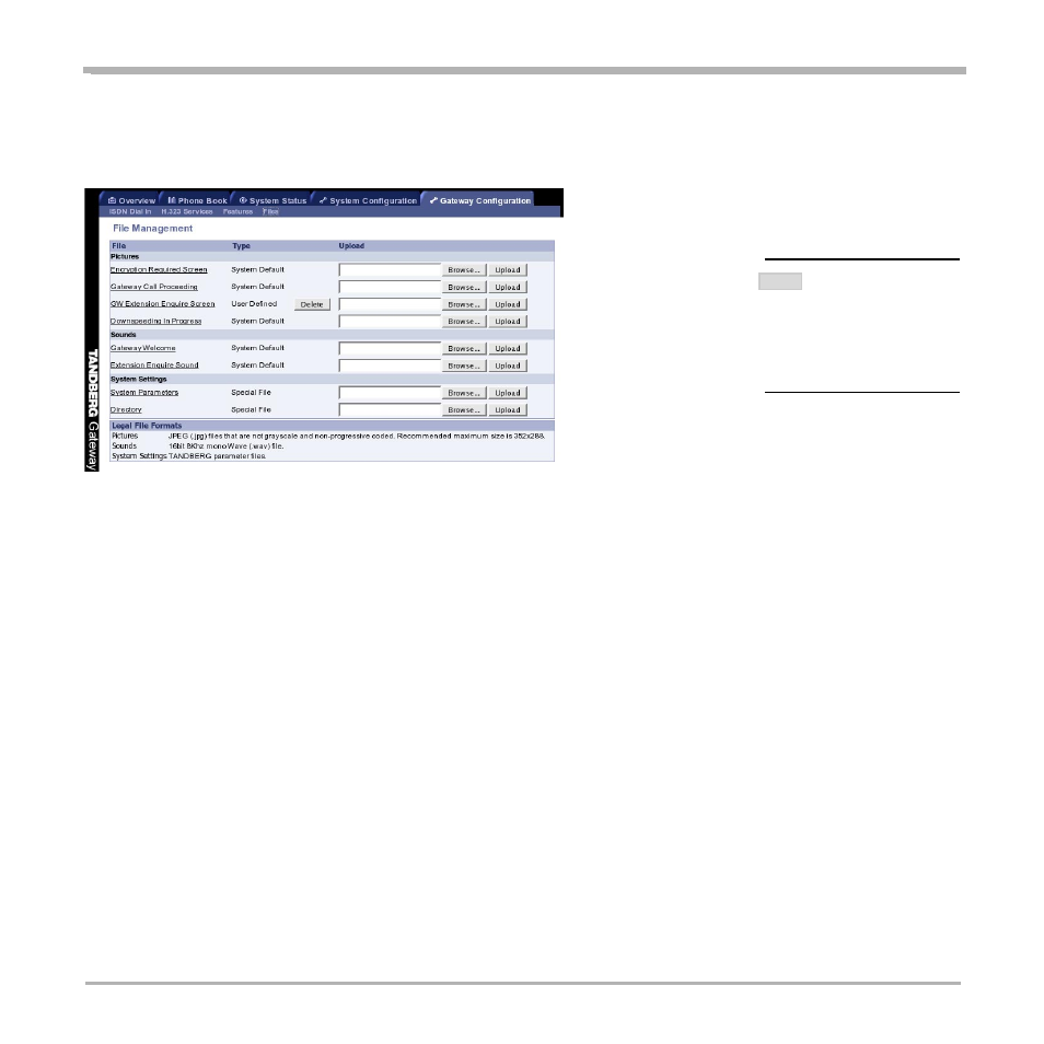File management | TANDBERG D13187-03 User Manual | Page 50 / 63