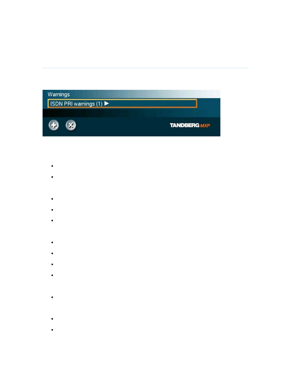 7 warnings, Warnings | TANDBERG Maestro MXP User Manual | Page 125 / 333