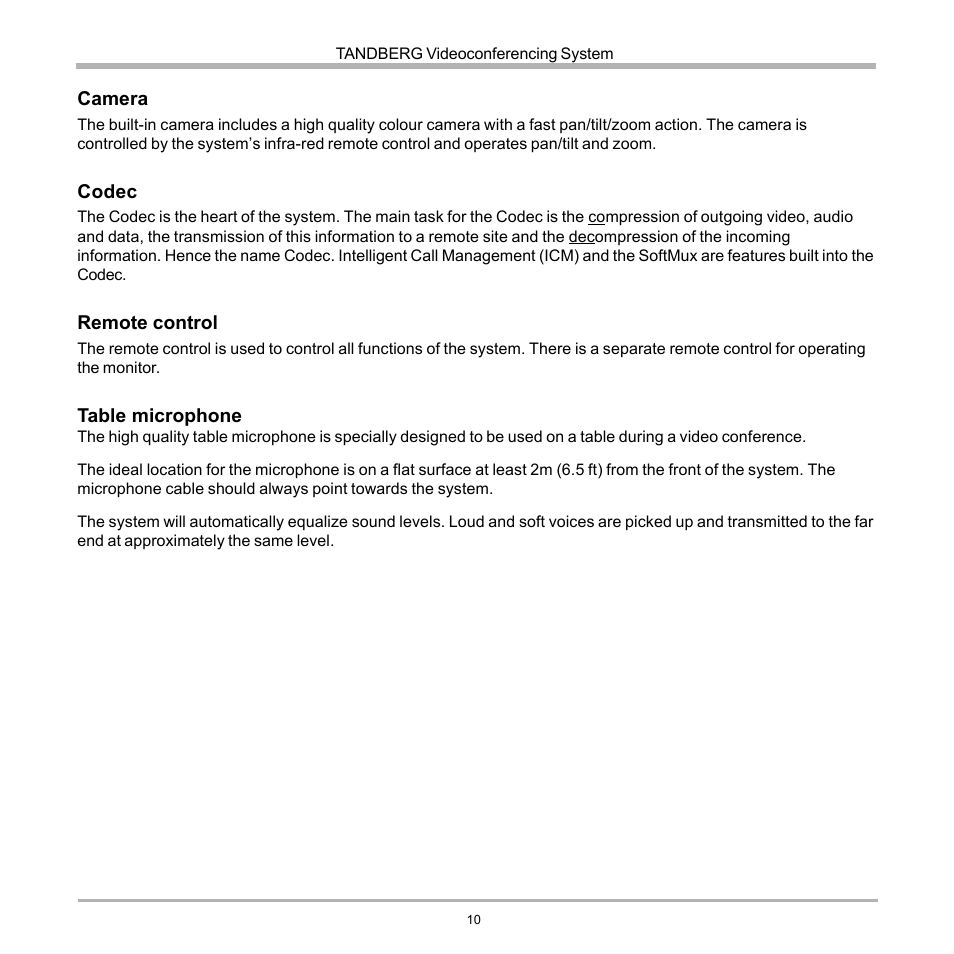 TANDBERG D12817-05 User Manual | Page 10 / 82