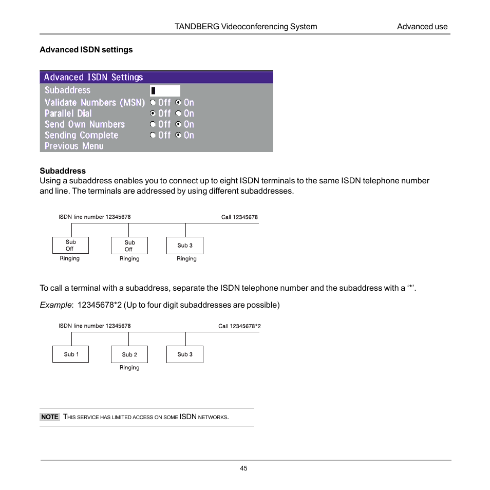 TANDBERG D12817-05 User Manual | Page 45 / 82
