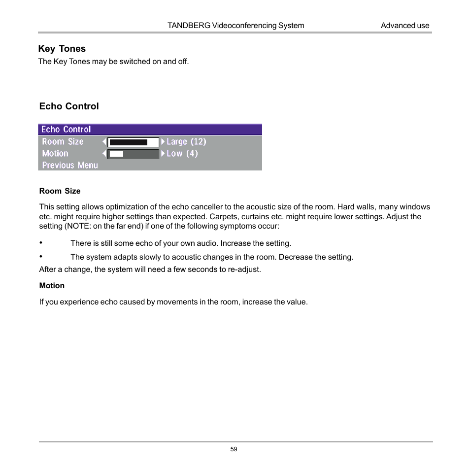 TANDBERG D12817-05 User Manual | Page 59 / 82