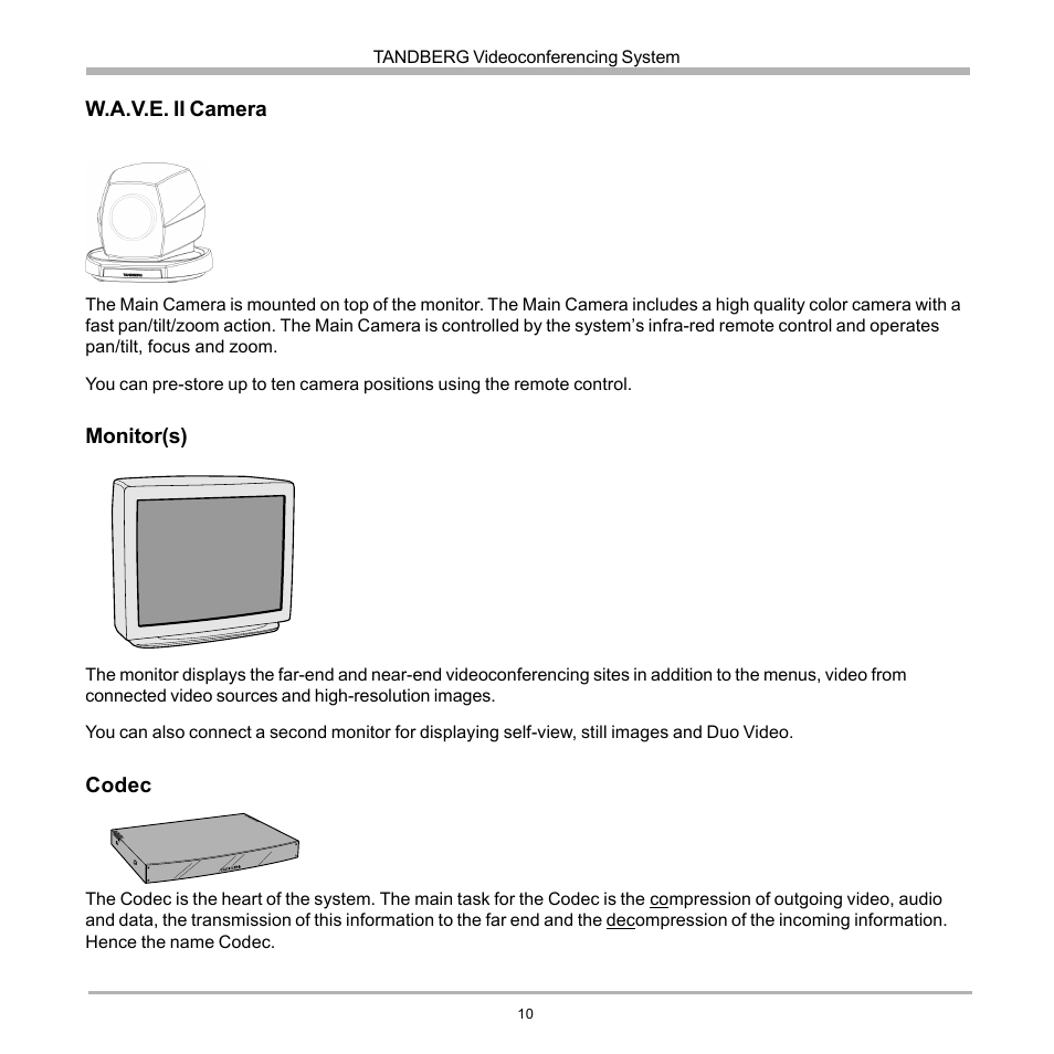 TANDBERG D12155-10 User Manual | Page 10 / 116