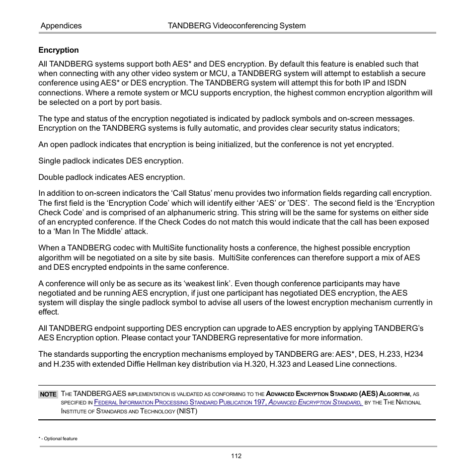 TANDBERG D12155-10 User Manual | Page 112 / 116