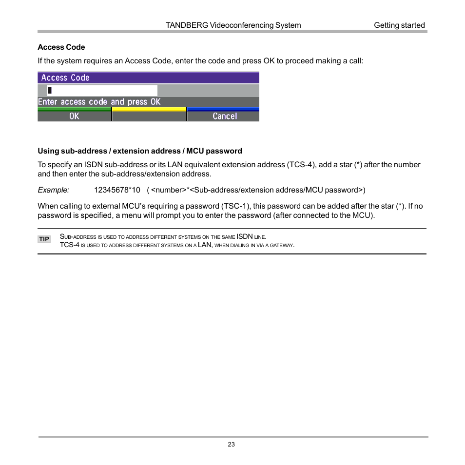 TANDBERG D12155-10 User Manual | Page 23 / 116