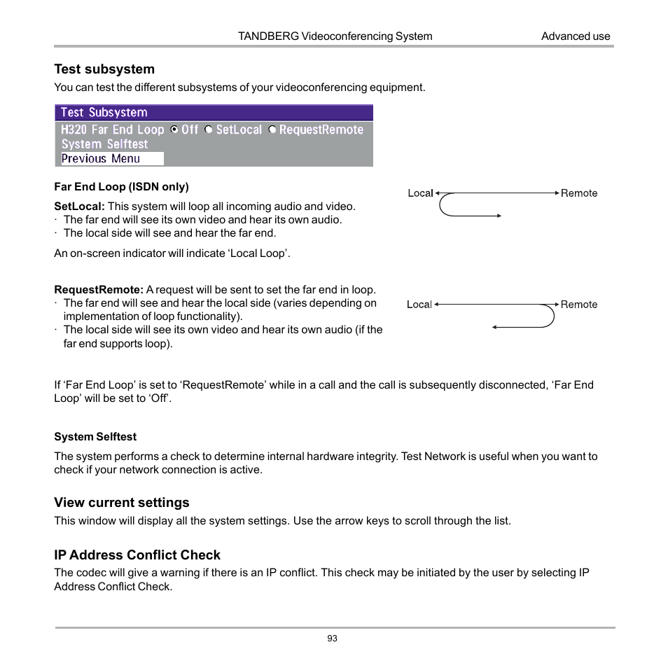 TANDBERG D12155-10 User Manual | Page 93 / 116