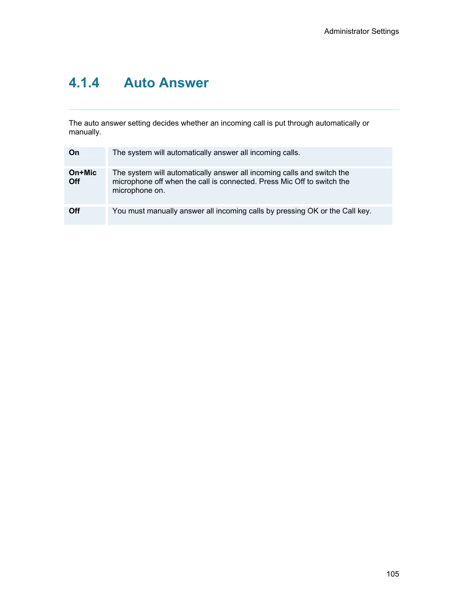 4 auto answer, Auto answer | TANDBERG 1500MXP User Manual | Page 117 / 275