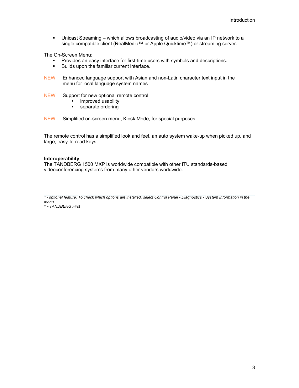 TANDBERG 1500MXP User Manual | Page 15 / 275