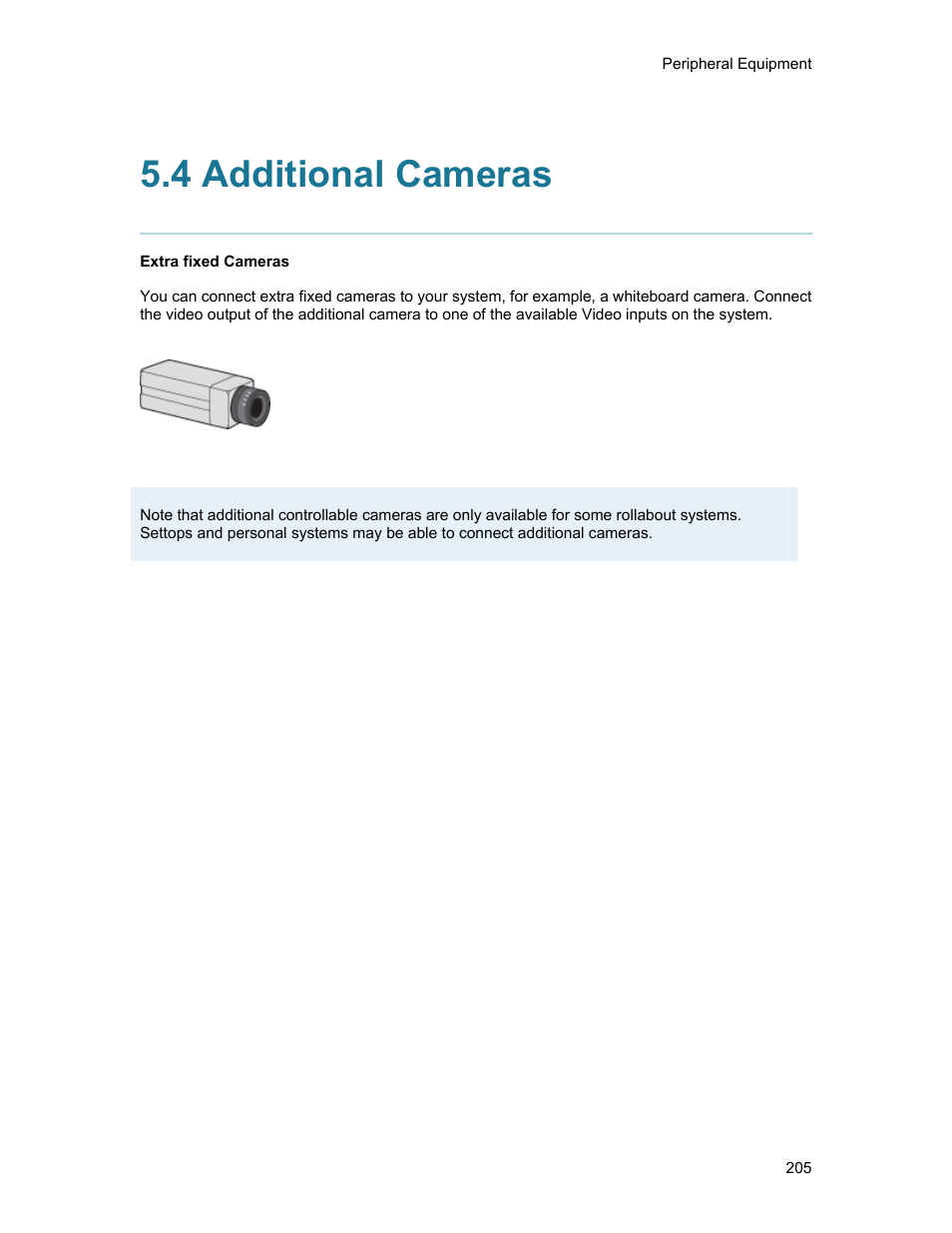 4 additional cameras | TANDBERG 1500MXP User Manual | Page 217 / 275