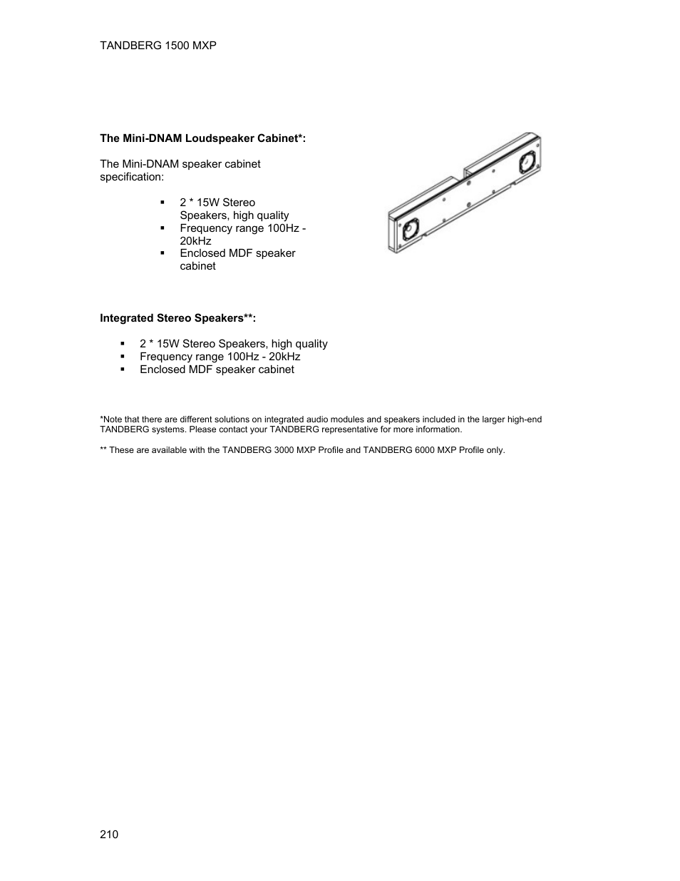 TANDBERG 1500MXP User Manual | Page 222 / 275