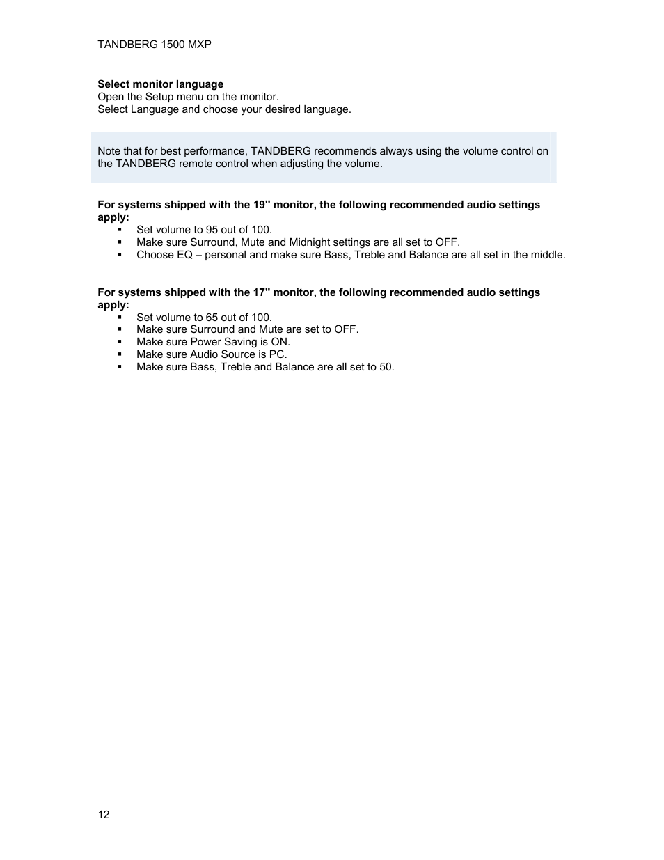 TANDBERG 1500MXP User Manual | Page 24 / 275