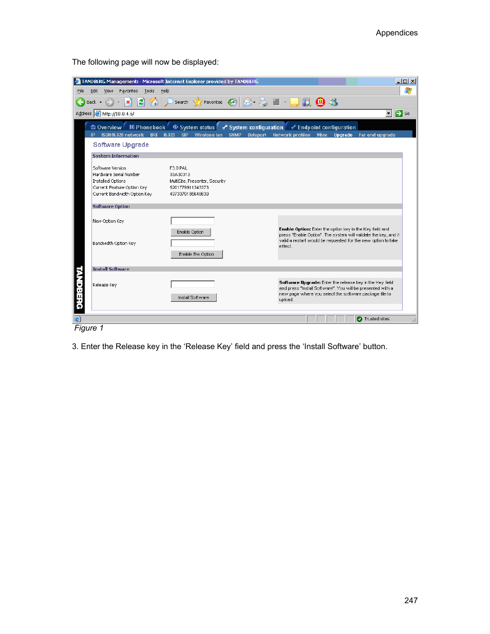 TANDBERG 1500MXP User Manual | Page 259 / 275