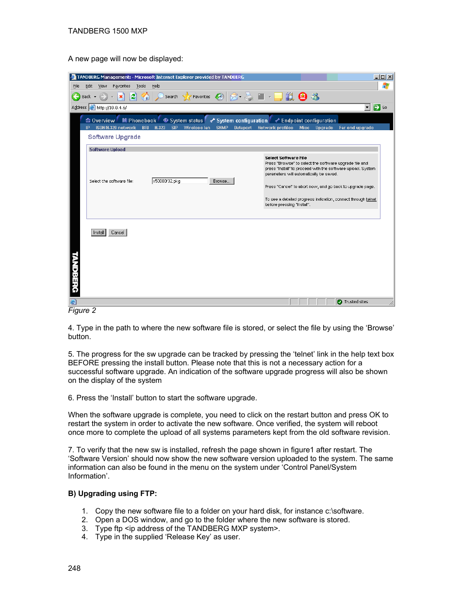 TANDBERG 1500MXP User Manual | Page 260 / 275