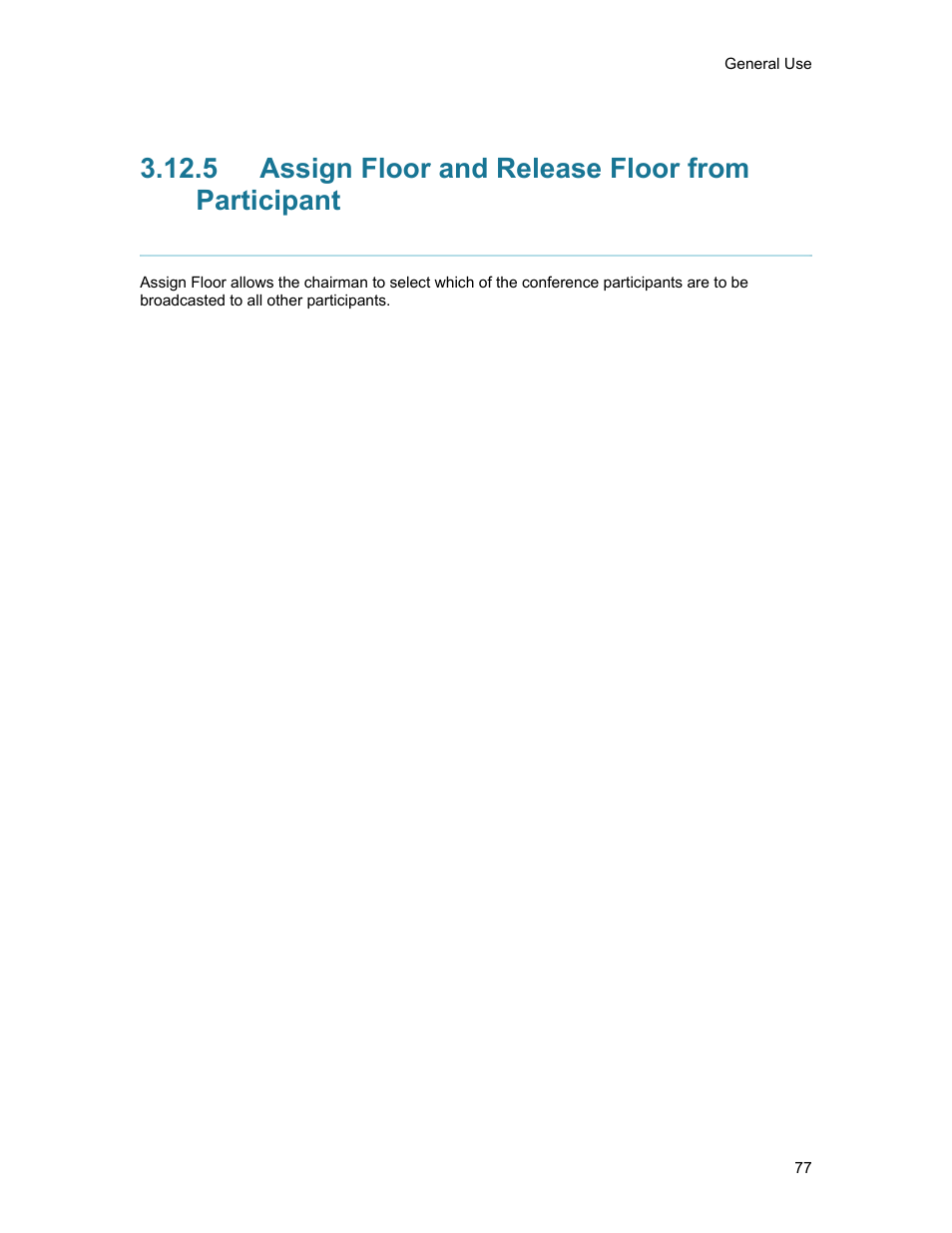 5 assign floor and release floor from participant, Assign floor and release floor from participant | TANDBERG 1500MXP User Manual | Page 89 / 275