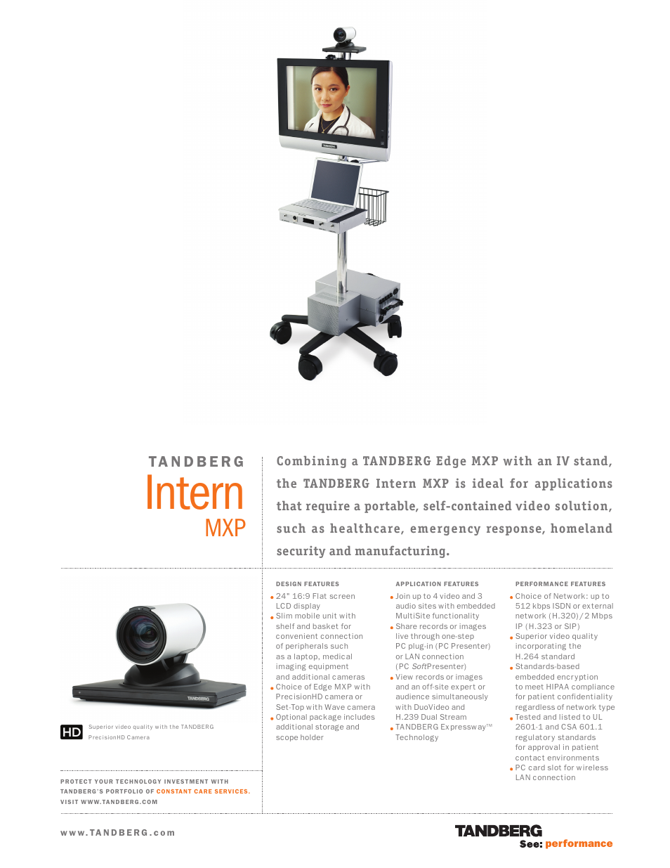 TANDBERG Intern MXP User Manual | 2 pages