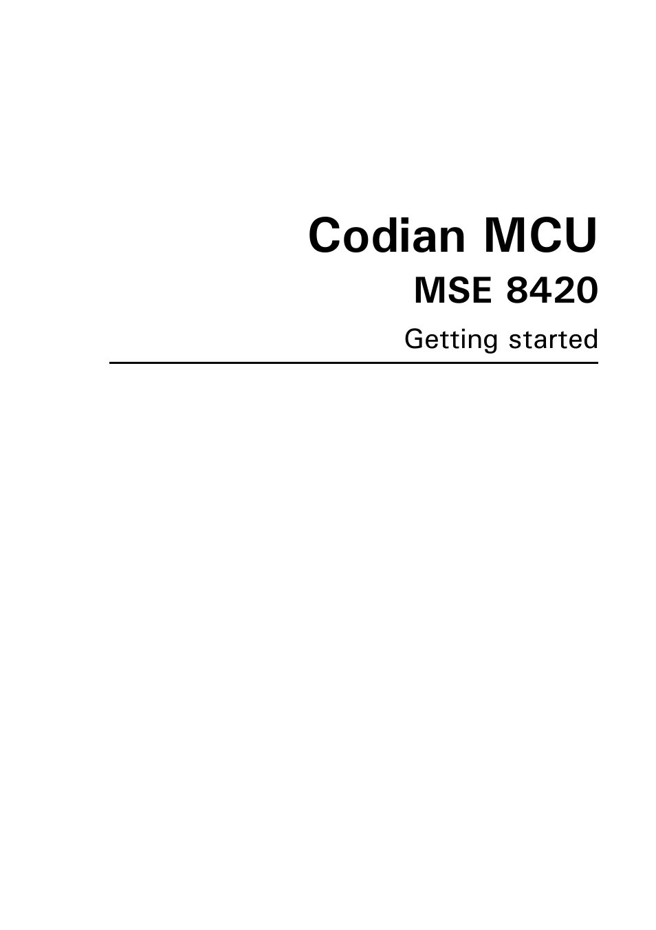 Codian mcu | TANDBERG Codian MCU MSE 8420 User Manual | Page 2 / 20