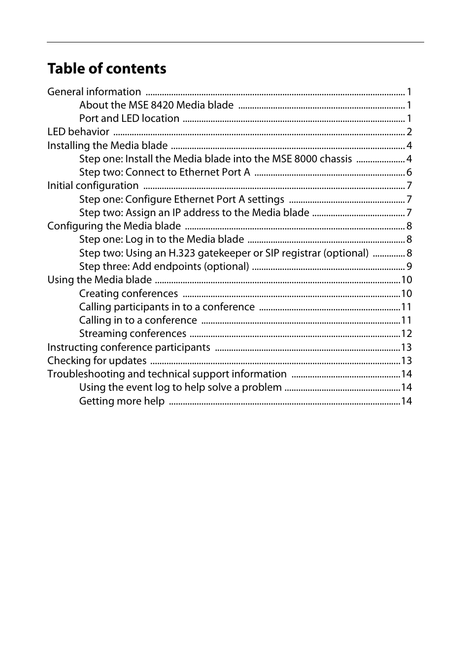TANDBERG Codian MCU MSE 8420 User Manual | Page 4 / 20