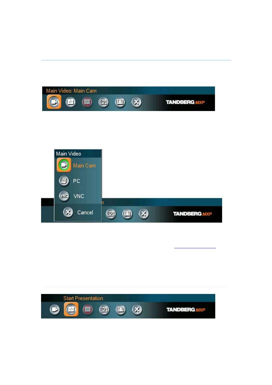 2 presentation menu | TANDBERG F1 D13642.01 User Manual | Page 46 / 152