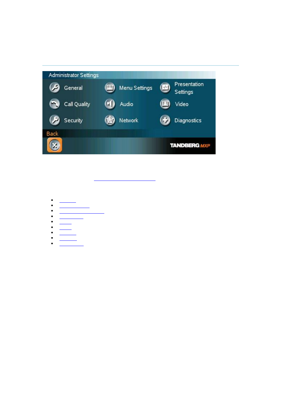 4 administrator settings | TANDBERG F1 D13642.01 User Manual | Page 62 / 152