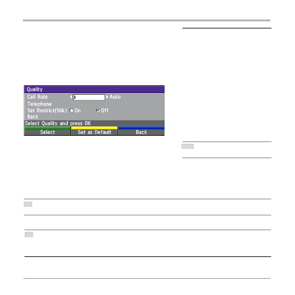Selecting / setting default quality (bandwidth), Tandberg videoconferencing system getting started | TANDBERG Video Conferencing System 7000 User Manual | Page 26 / 125