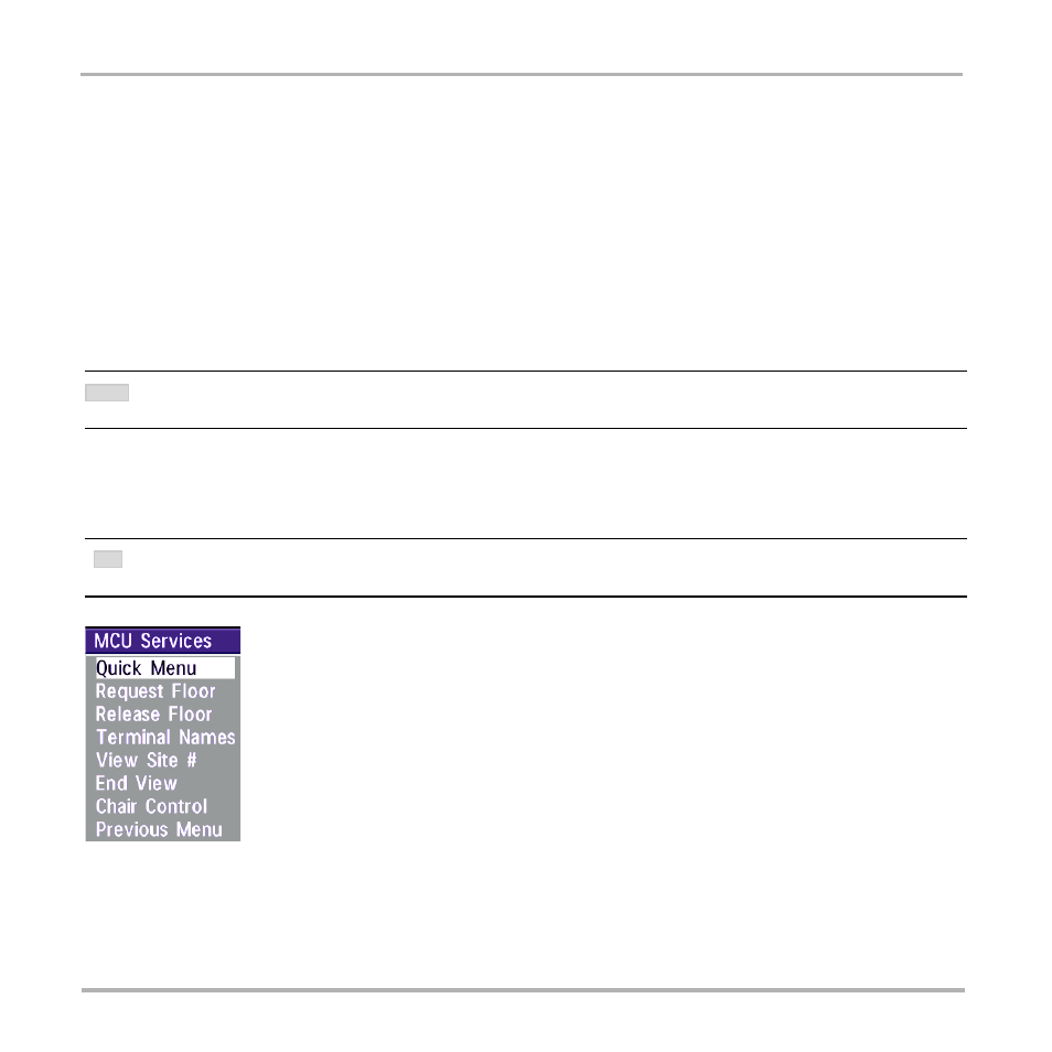 Mcu services, Tandberg videoconferencing system, Advanced use | TANDBERG Video Conferencing System 7000 User Manual | Page 57 / 125