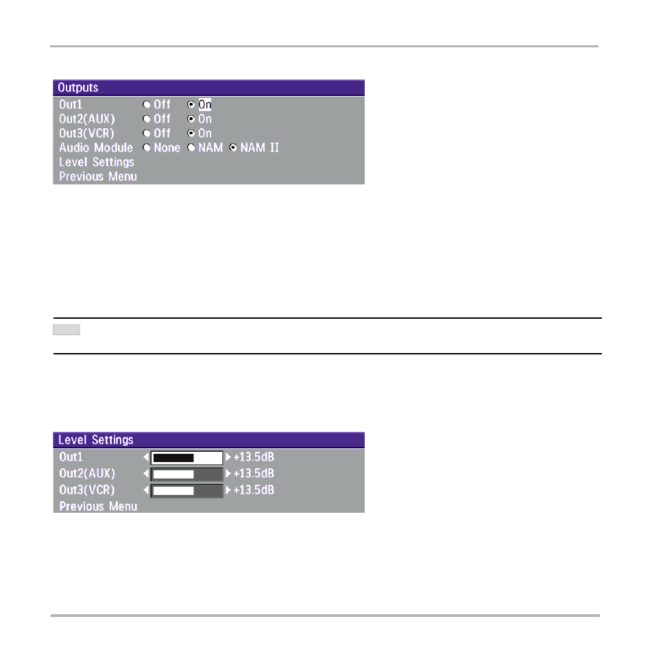 Audio outputs | TANDBERG Video Conferencing System 7000 User Manual | Page 63 / 125