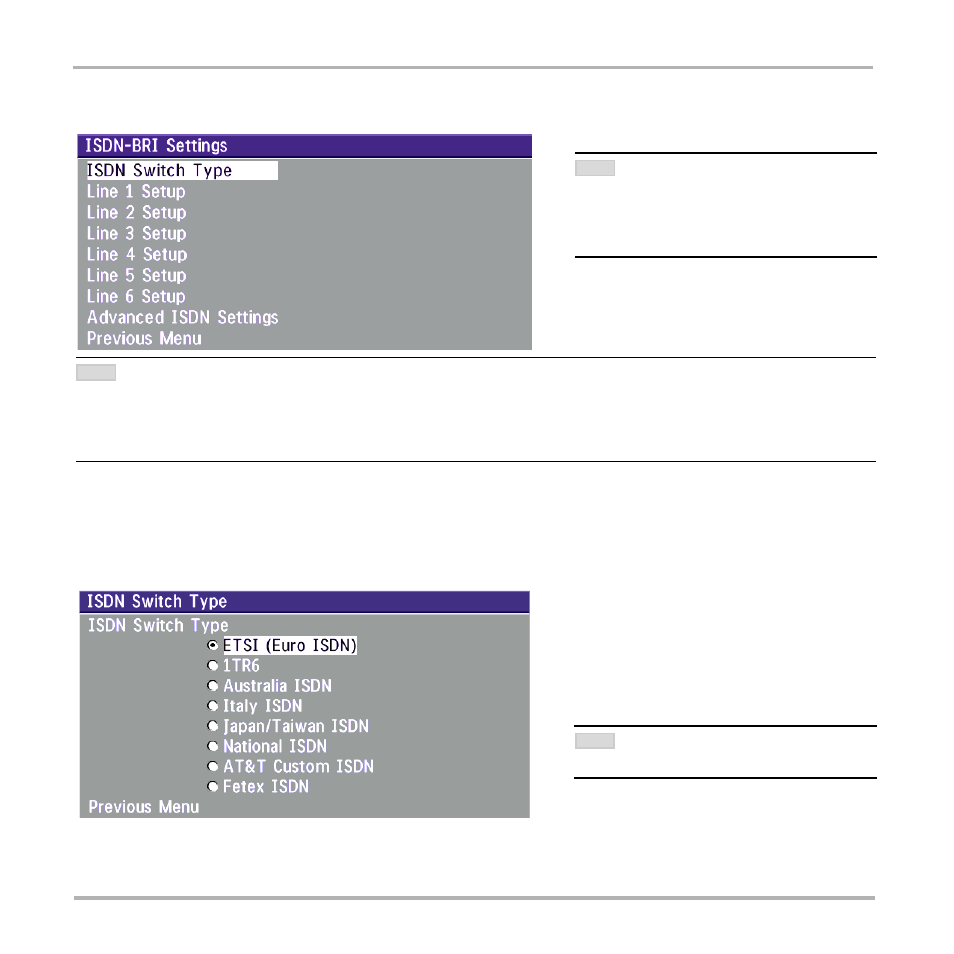 Isdn-bri settings, Tandberg videoconferencing system, Advanced use | TANDBERG Video Conferencing System 7000 User Manual | Page 75 / 125