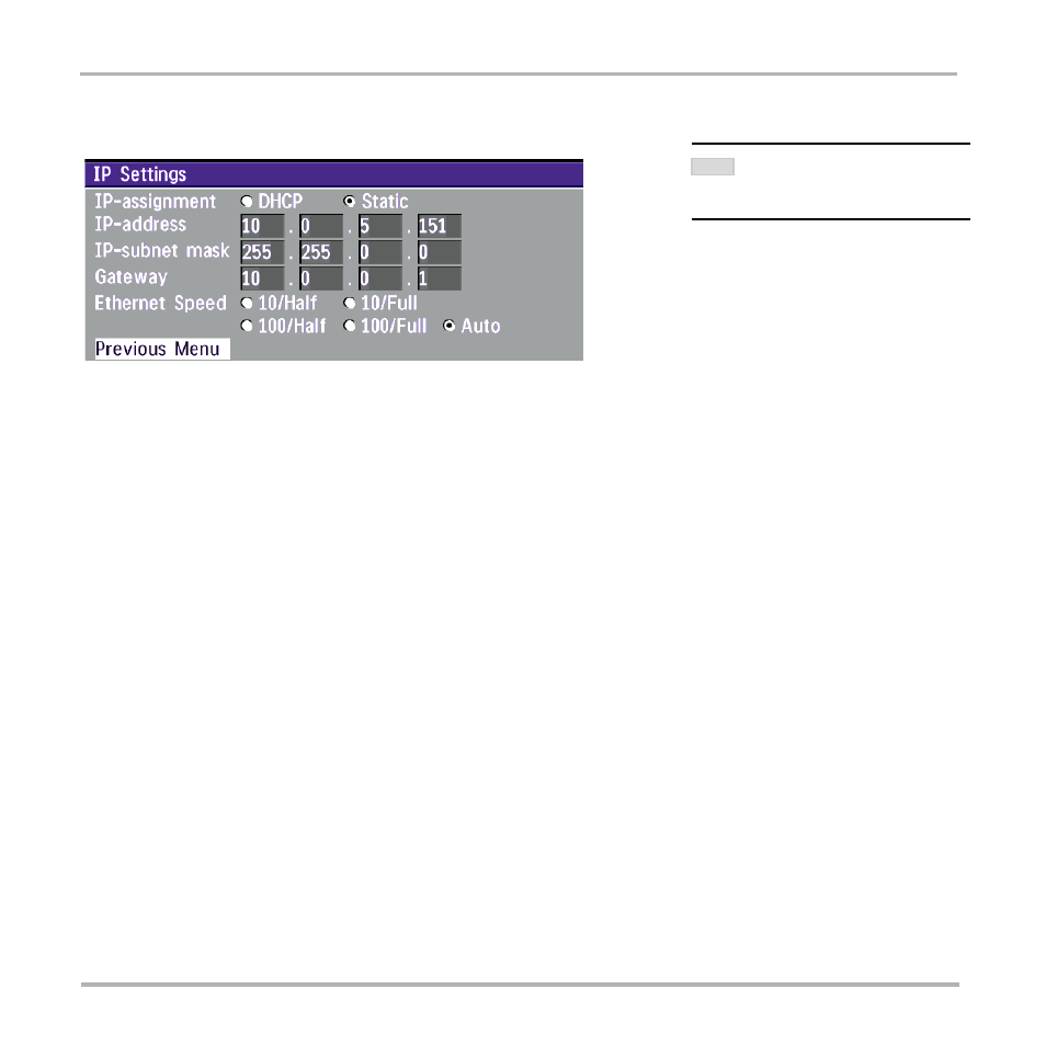 Ip settings | TANDBERG Video Conferencing System 7000 User Manual | Page 91 / 125