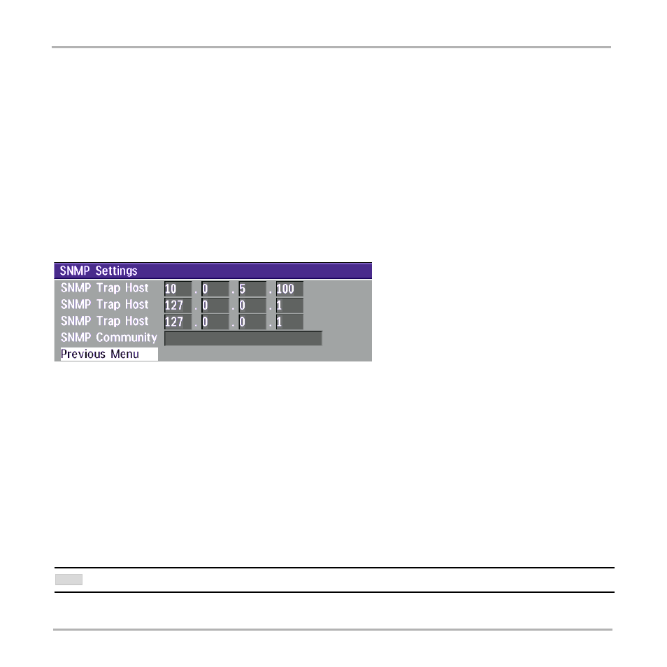 Snmp settings | TANDBERG Video Conferencing System 7000 User Manual | Page 92 / 125