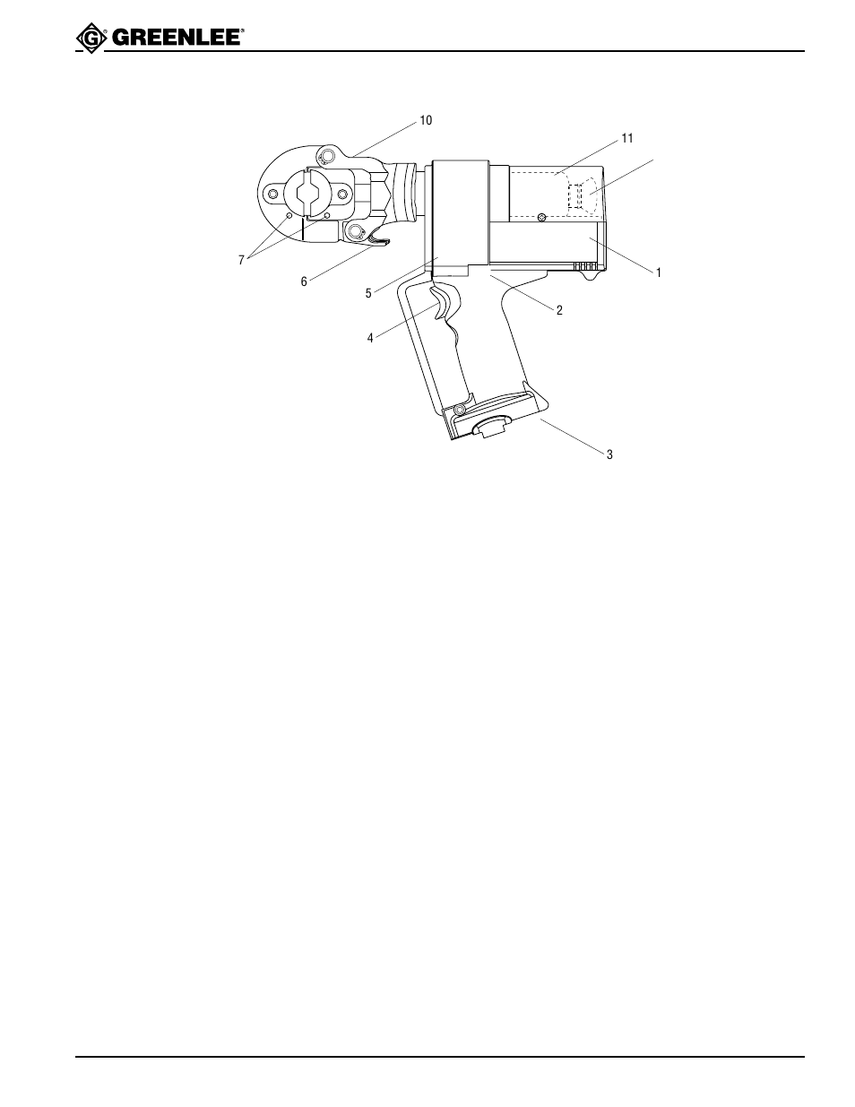 Ek22gl battery-powered, high-speed crimping tool, Identification, Identification specifications | Thomas & Betts Gator EK22GL User Manual | Page 5 / 18