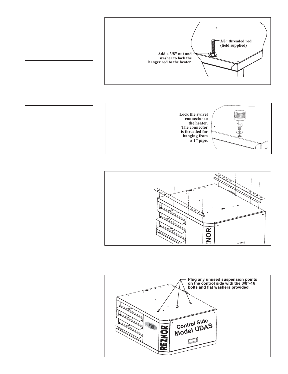 Znor, Model ud as | Thomas & Betts UDAP User Manual | Page 11 / 36