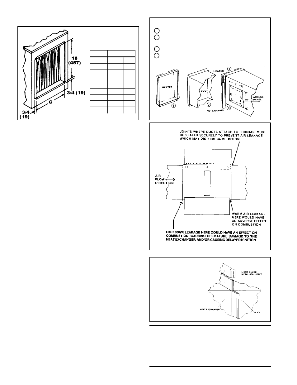 Duct connections | Thomas & Betts EEDU User Manual | Page 12 / 24