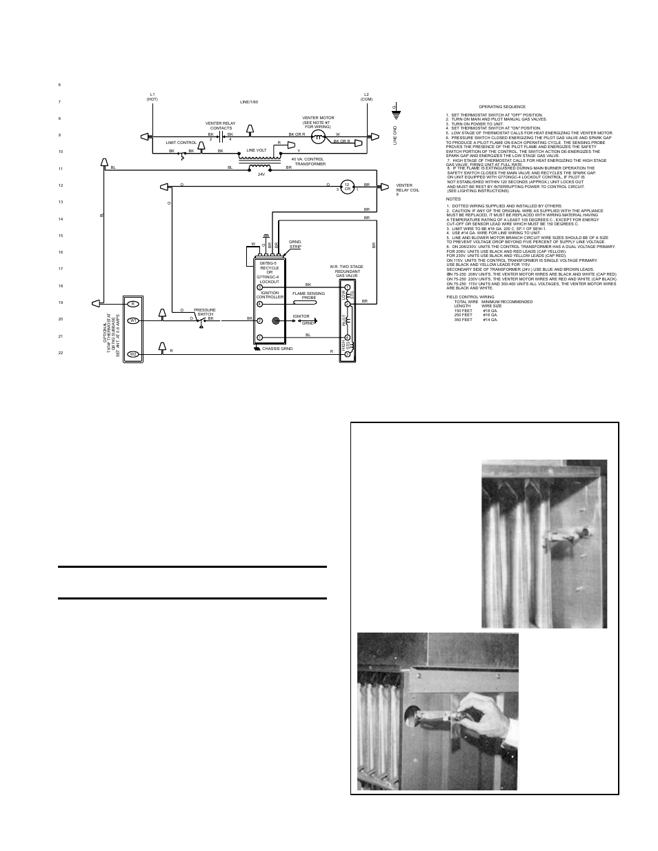 Limit switch, Access to limit switch from "outside" the furnace | Thomas & Betts EEDU User Manual | Page 17 / 24