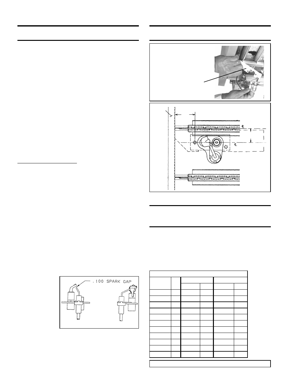 Service and maintenance, Burner rack removal instructions, Cleaning pilot and main burners | Thomas & Betts EEDU User Manual | Page 22 / 24