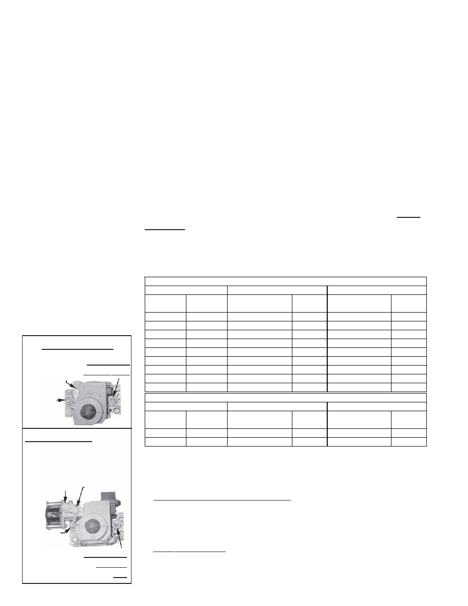 Gas pressures (cont’d), Instructions | Thomas & Betts LDAP 1200 User Manual | Page 12 / 40