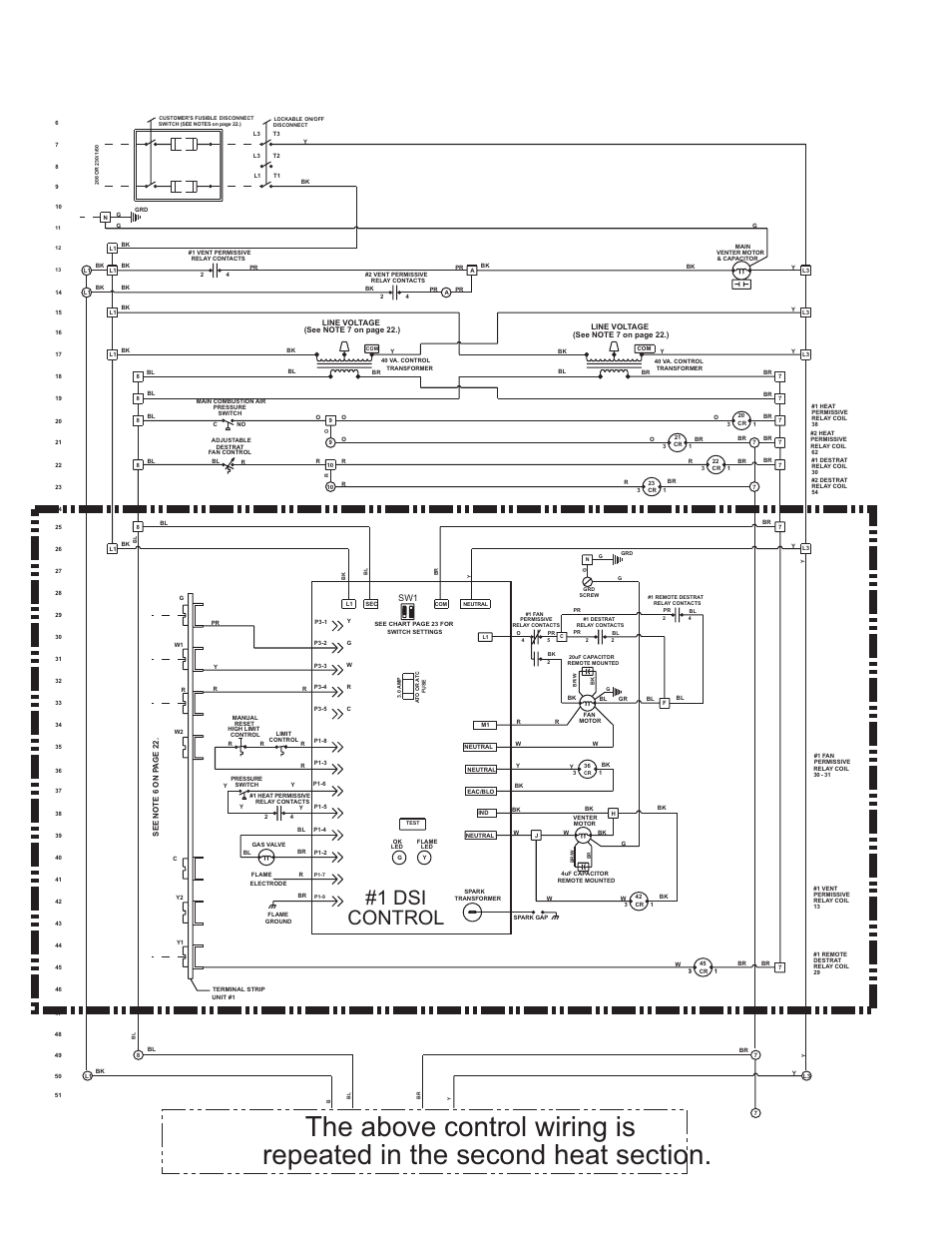 Wiring diagrams (cont’d), 1 dsi control | Thomas & Betts LDAP 1200 User Manual | Page 24 / 40