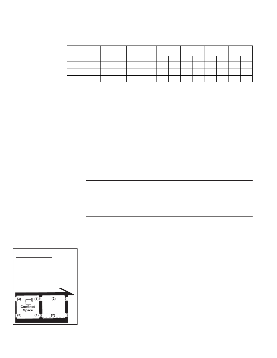 Clearances 9. combustion air, Clearances - inches/mm | Thomas & Betts LDAP 1200 User Manual | Page 6 / 40