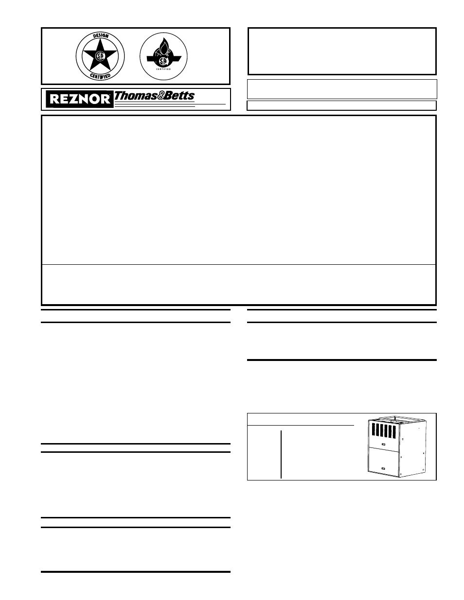 Thomas & Betts RGM 405 User Manual | 24 pages