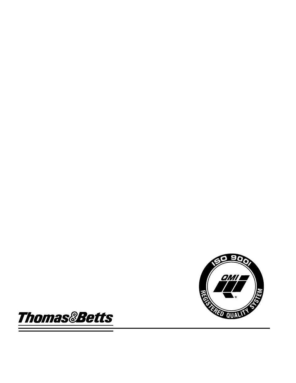 Thomas & Betts RGM 405 User Manual | Page 24 / 24