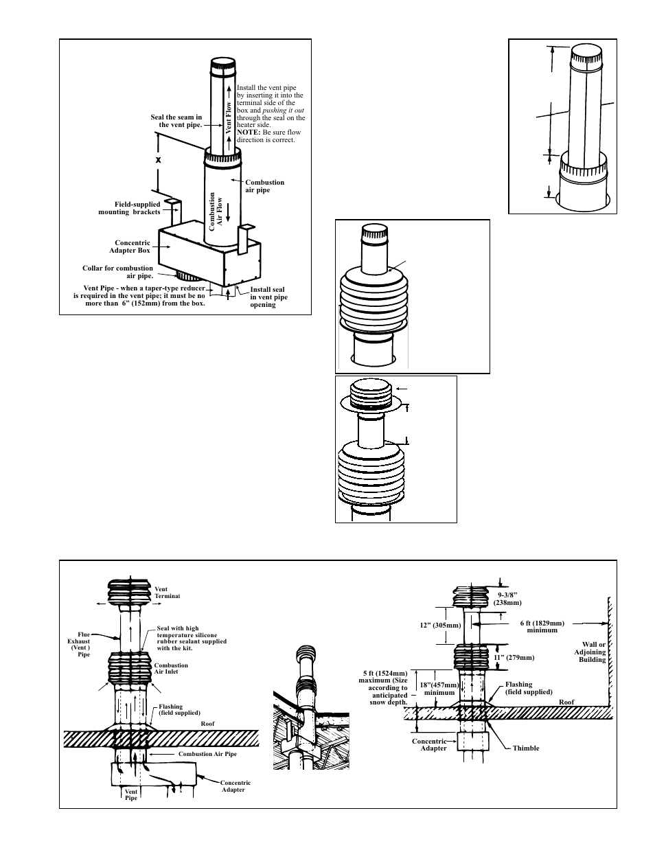 Side view, 6a 6b | Thomas & Betts RGM 405 User Manual | Page 9 / 24