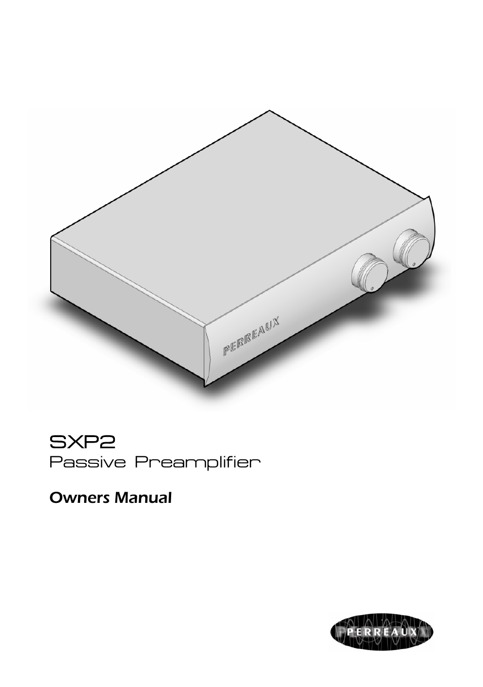 Perreaux SXP2 User Manual | 24 pages