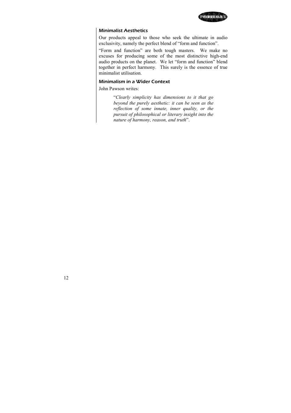 Perreaux SXP2 User Manual | Page 13 / 24