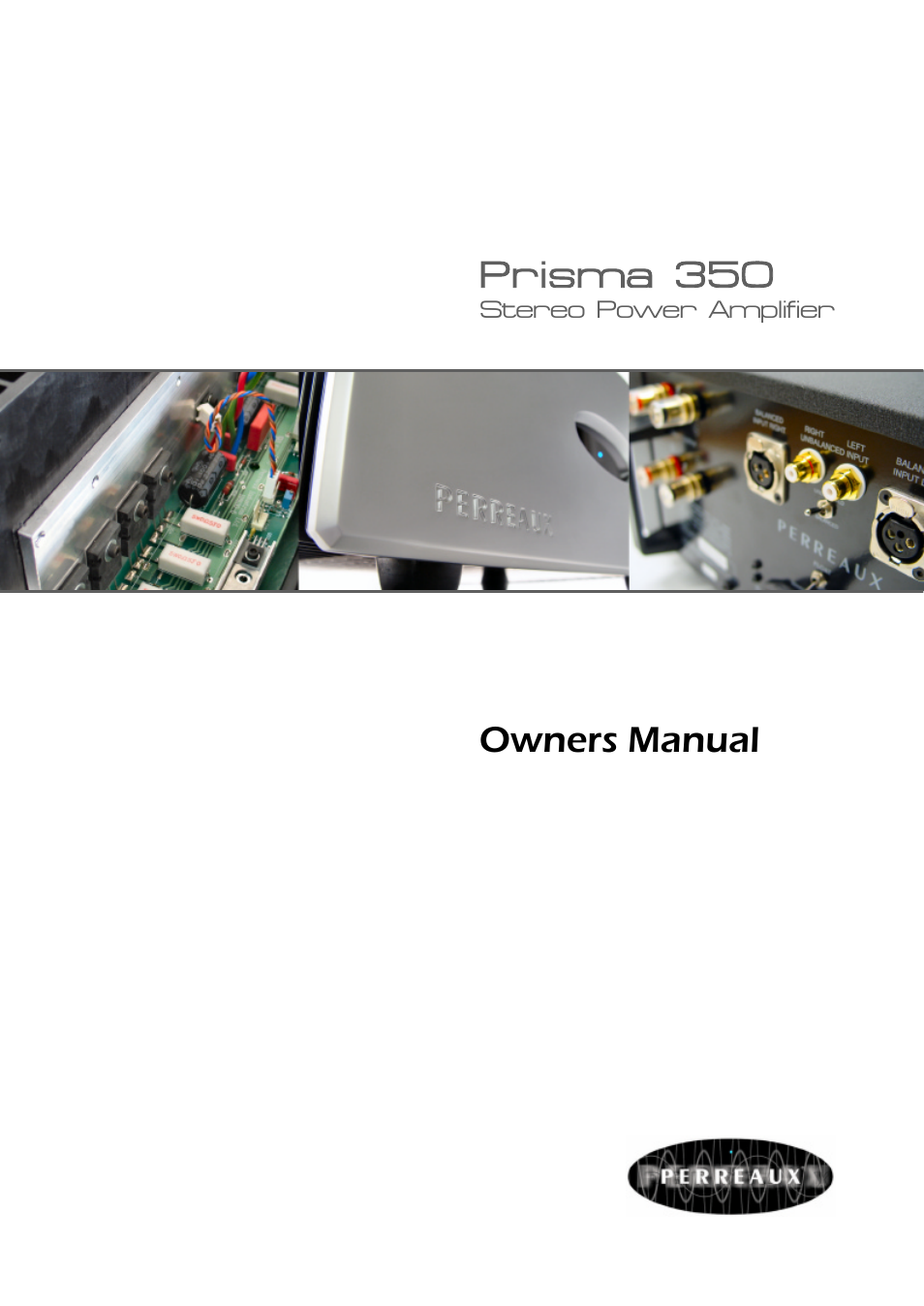 Perreaux Prisma 350 User Manual | 38 pages