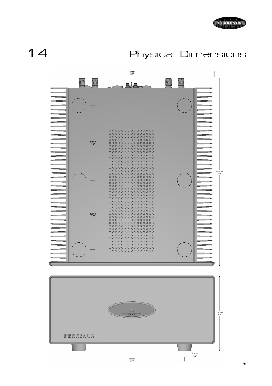 Perreaux Prisma 350 User Manual | Page 36 / 38